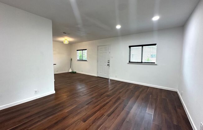 Single story 2 Bedroom 1 Bath Duplex Home for rent in a quiet neighborhood in Georgetown, Texas