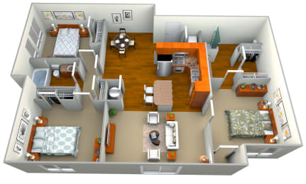 3 beds, 2 baths, 1,285 sqft, $2,646