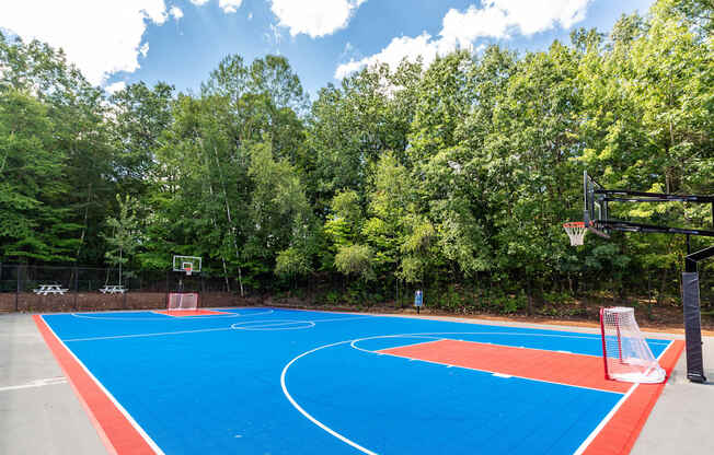 Basketball Court at Heritage at the River, New Hampshire