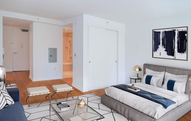 Studio, 1 bath, 540 sqft, $4,975, Unit 4D