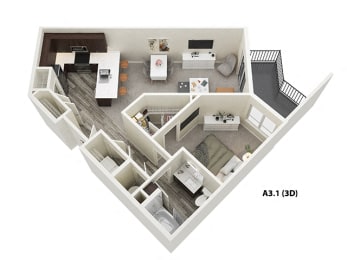 1 bed, 1 bath, 790 sqft, $1,810