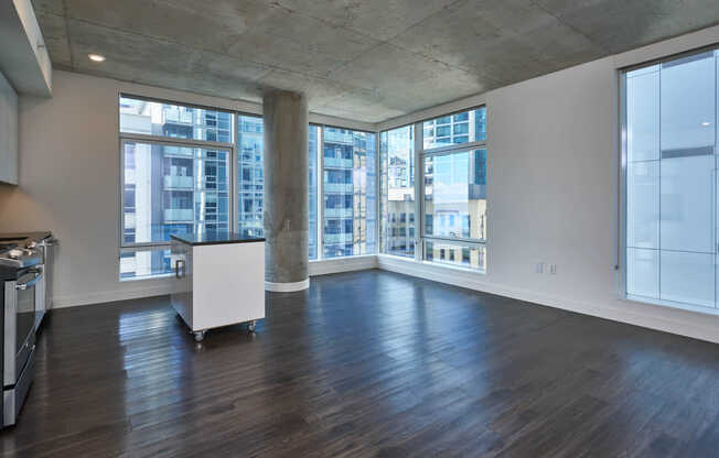 Living Room with Hard Surface Flooring