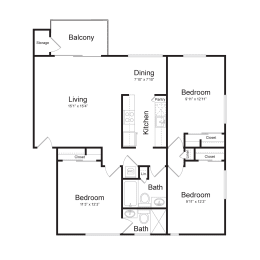 3 beds, 2 baths, 1,125 sqft, $4,196