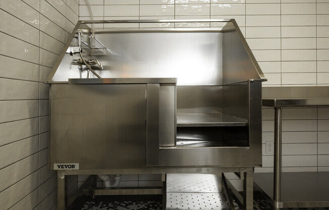 a big sink at Lotus Republic Apartments for rent in Downtown Salt Lake City, Utah