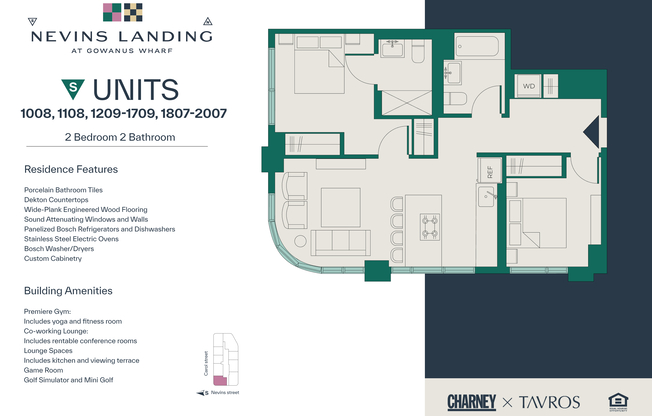2 beds, 2 baths, $6,900, Unit 1409