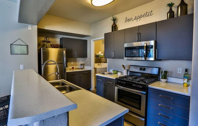 Upscale Stainless Steel Appliances at Solitude at Centennial, Las Vegas, NV