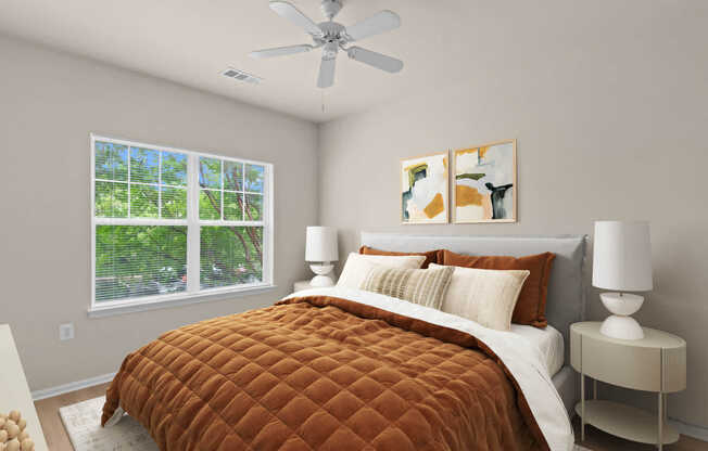 Bedroom with Hard Surface Flooring