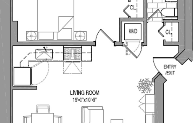 1 bed, 1 bath, 775 sqft, $2,495, Unit 851-3A