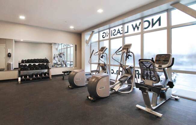 fitness center cardio equipment