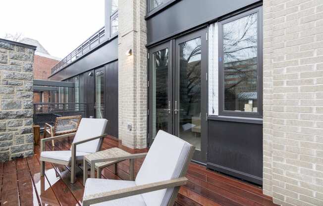 Outdoor Patio at Madison House, Washington, DC