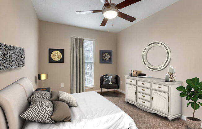 Bedroom Suite at Ridgeland Place Apartment Homes, Ridgeland, Mississippi
