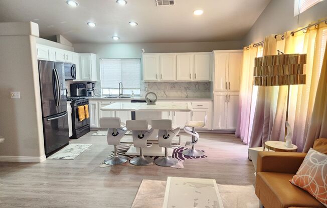 Fully Furnished 3-Bedroom Home with Smart Features & Relaxing Backyard in the Heart of Las Vegas