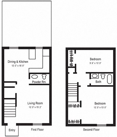 2 beds, 1,000 sqft, $1,450