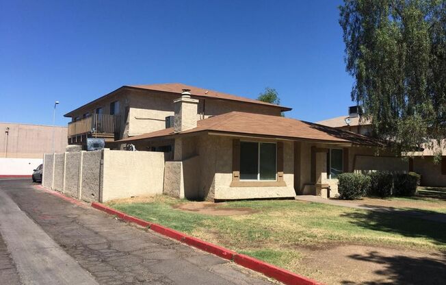 2 BEDROOM 1 BATH UPSTIARS UNIT WITH BALCONY FRONT AND BACK