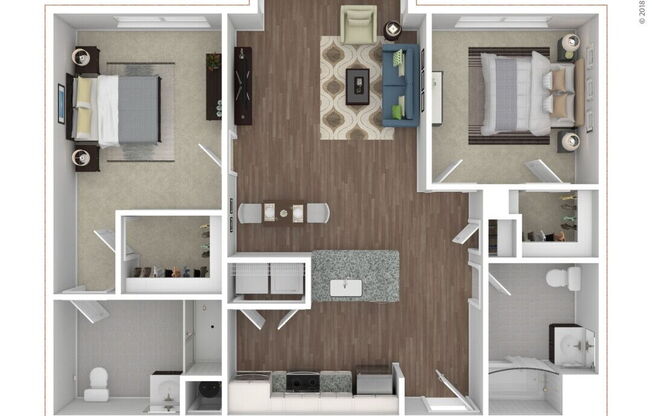 2 beds, 2 baths, 1,015 sqft, $3,075