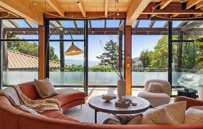 Stunning Sausalito Masterpiece!  3BR+ Office/2.5BA Contemporary Home! Views! Parking! Pet! Creek! PROGRESSIVE