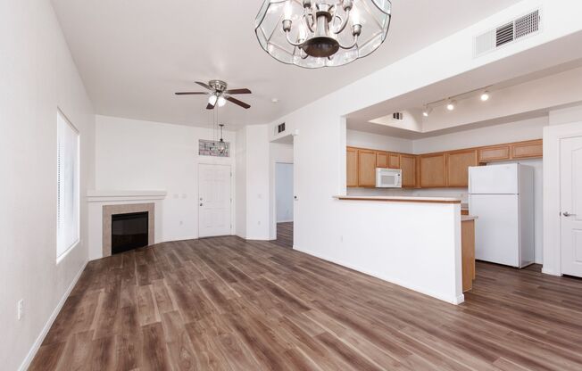 1st floor two bedroom in upscale NW community with pool.