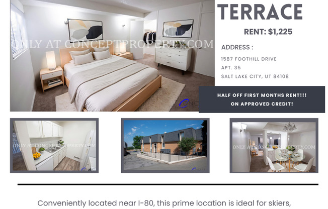1 bed, 1 bath, 700 sqft, $1,225, Unit 35