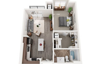 1 bed, 1 bath, 768 sqft, $1,794