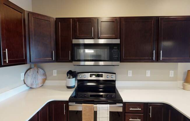 Fully Equipped Kitchen at The Haven on Veterans, Fargo, ND, 58104