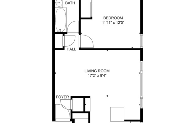 1 bed, 1 bath, 650 sqft, $1,095, Unit 3401-205