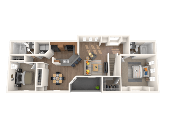 2 beds, 2 baths, 1,167 sqft, $1,942