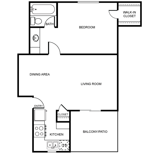 1 bed, 1 bath, 725 sqft, $1,975, Unit 67