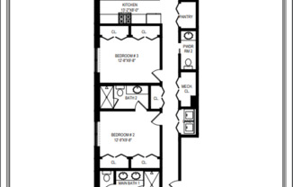 3 beds, 2.5 baths, 1,506 sqft, $2,995, Unit 2008-6