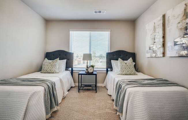Canvas at Denton large bedroom upstairs single family homes for rent in denton texas, build to rent, homes for rent in Denton, professionally managed rental home community, private yards, low maintenance, pet-friendly.
