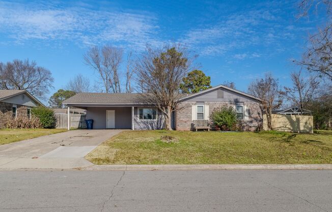 Beautiful 3 Bed, 2 Bath Home with a 2-Car Carport