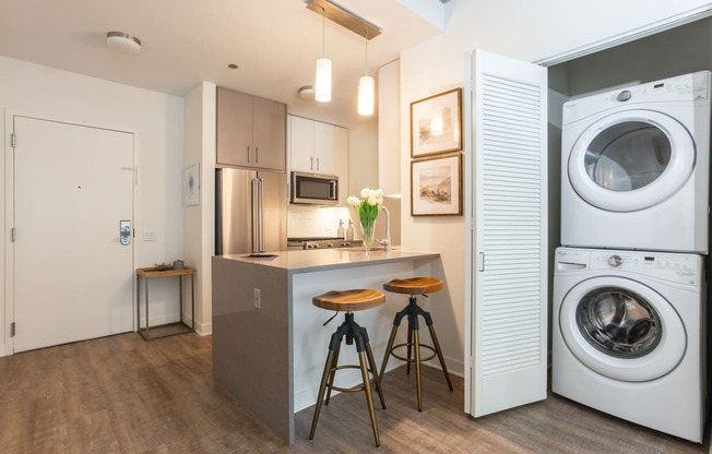 washer and dryer in-unit