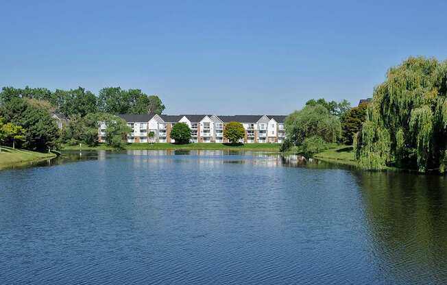Large Lake Within Community at The Landings, Westland, MI, 48185