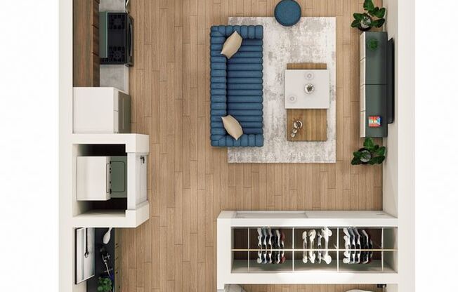 Studio, 1 bath, $2,595, Unit 803