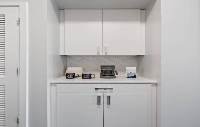 Studio Kitchen at 23rd Place Apartment, Chicago, 60654