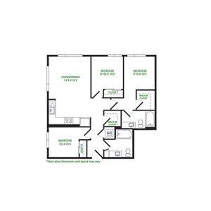 3 beds, 2 baths, 1,100 sqft, $3,509