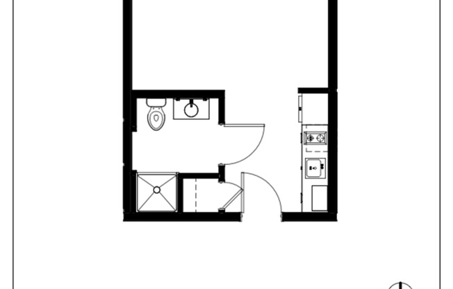 Studio, 1 bath, 295 sqft, $1,150