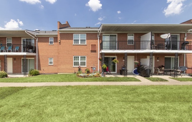 This is a photo of the pool area at Compton Lake Apartments in Mt. Healthy, OH.