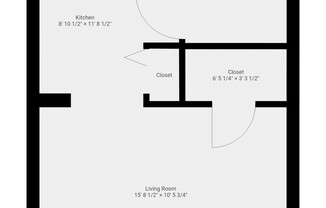 Studio, 1 bath, 507 sqft, $3,105, Unit 14F