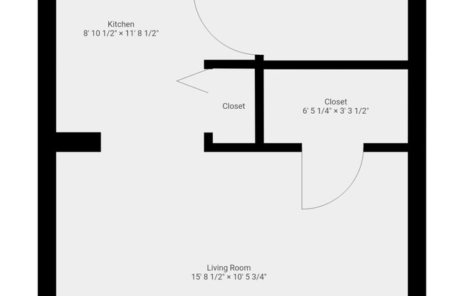 Studio, 1 bath, 507 sqft, $3,105, Unit 14F