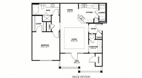 1 bed, 1 bath, 906 sqft, $1,235