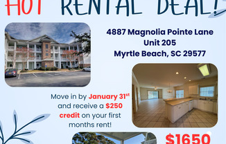**MOVE IN SPECIAL** Myrtle Beach - 3 bedroom / 2 Bathroom Condo