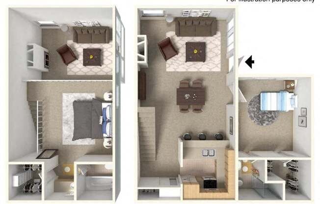 2 beds, 2 baths, 1,008 sqft, $2,825