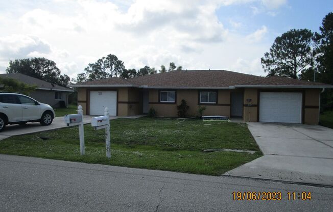Reduced! Avail Now-Lehigh Acres Duplex