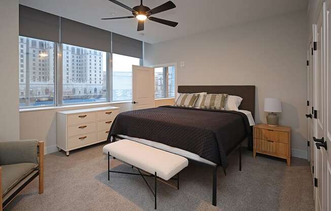 Residences at 55 - Model A2 - Bedroom