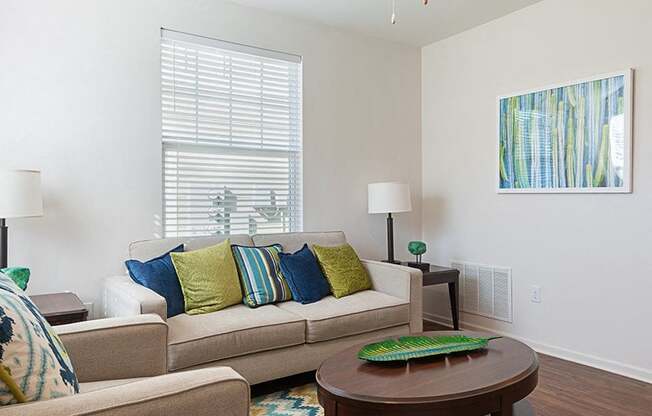 Furnished living room-Foote Park at South Memphis, TN