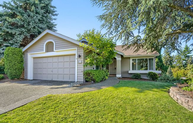 Well-Equipped 3 Bed 2 Bath Renton Home w/ 2-Car Attached Garage!
