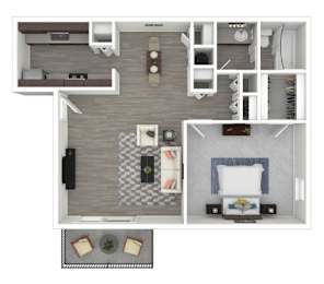 1 bed, 1 bath, 825 sqft, $1,135