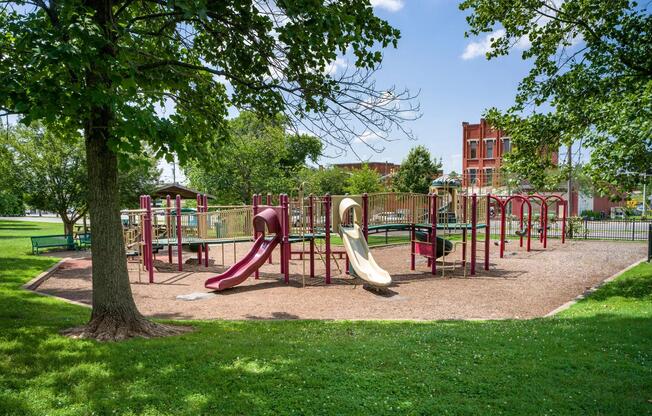 McKissack Park, just minutes from Modera Nations, offers a shady retreat with open green space and a playground perfect for afternoon adventures.