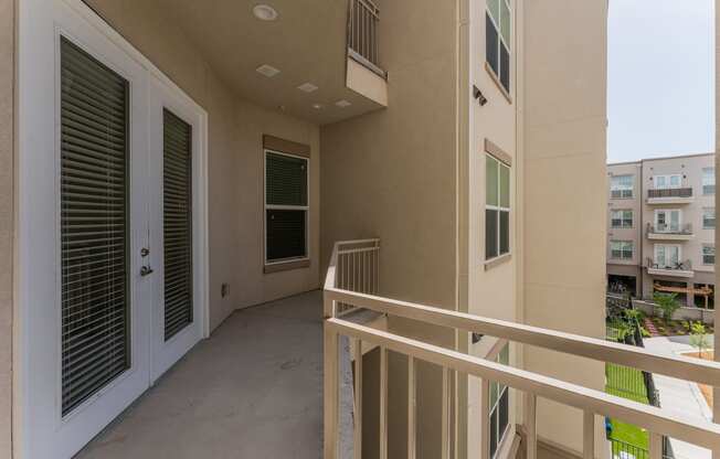 Balcony And Patio at Residences at 3000 Bardin Road, Grand Prairie, TX, Texas