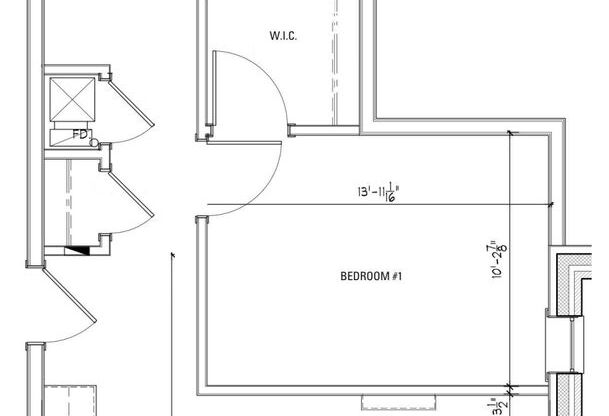 1 bed, 1 bath, 714 sqft, $2,600, Unit 417